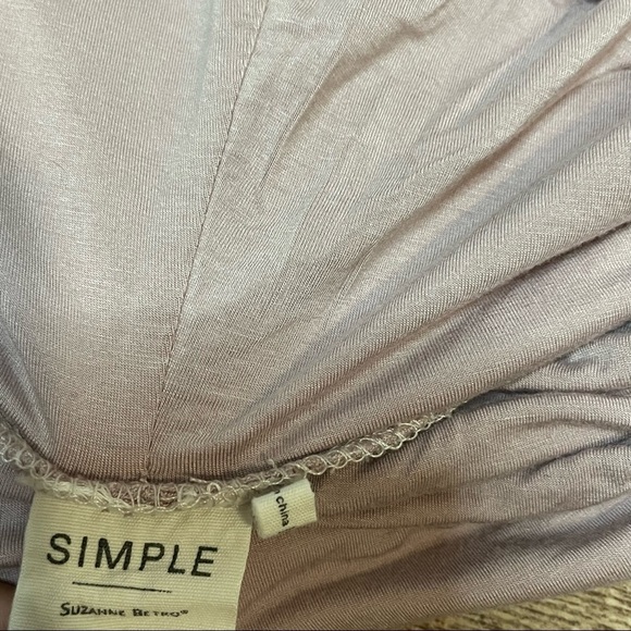 Simple By Suzanne Betro Lilac Cowl Neck Long Sleeve Size XL - Picture 3 of 4